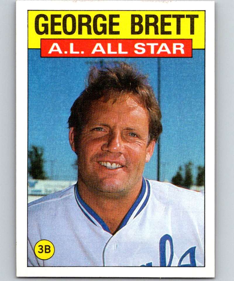 1986 Topps #714 George Brett Royals AS MLB Baseball