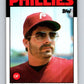 1986 Topps #736 Glenn Wilson Phillies MLB Baseball Image 1