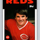 1986 Topps #741 Pete Rose Reds MG MLB Baseball Image 1