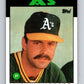 1986 Topps #766 Rick Langford Athletics MLB Baseball Image 1