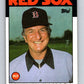1986 Topps #771 John McNamara Red Sox MG MLB Baseball Image 1