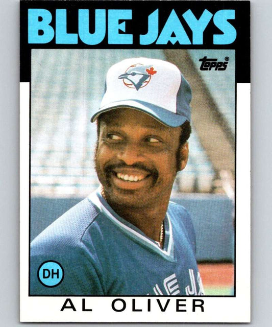 1986 Topps #775 Al Oliver Blue Jays MLB Baseball Image 1