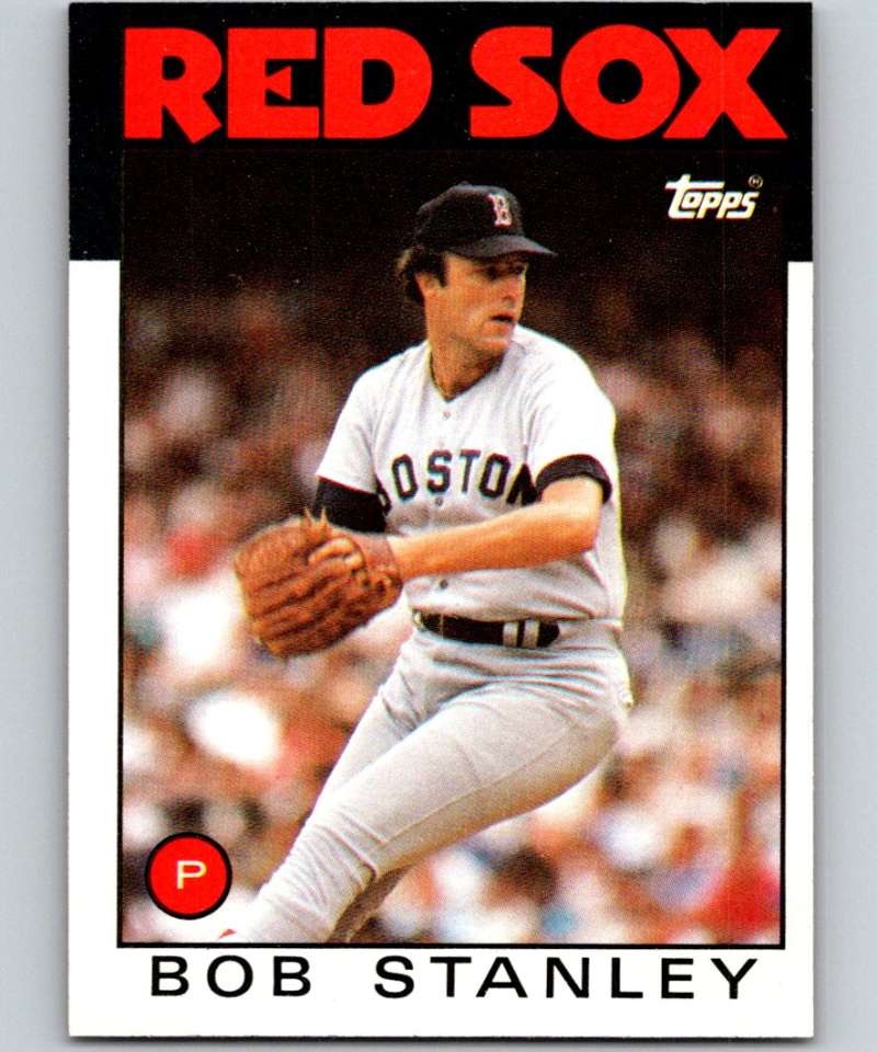 1986 Topps #785 Bob Stanley Red Sox MLB Baseball Image 1