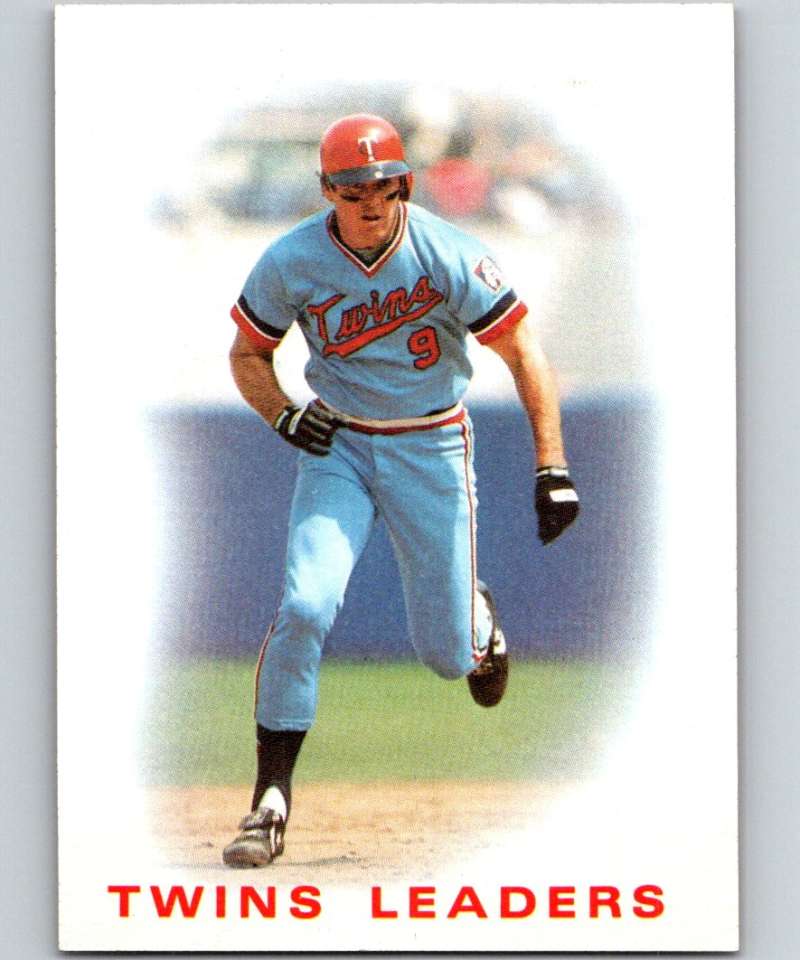 1986 Topps #786 Mickey Hatcher Twins Twins Leaders MLB Baseball