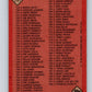 1986 Topps #791 Checklist 661-792 MLB Baseball Image 2
