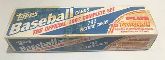 1992 Topps Baseball Card Sealed Mint Factory Set 1-792 + Gold Cards