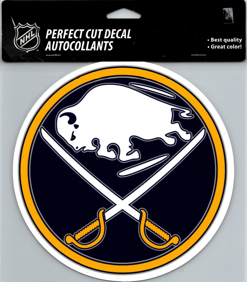 Buffalo Sabres Perfect Cut 8"x8" Large Licensed Decal Sticker Image 1