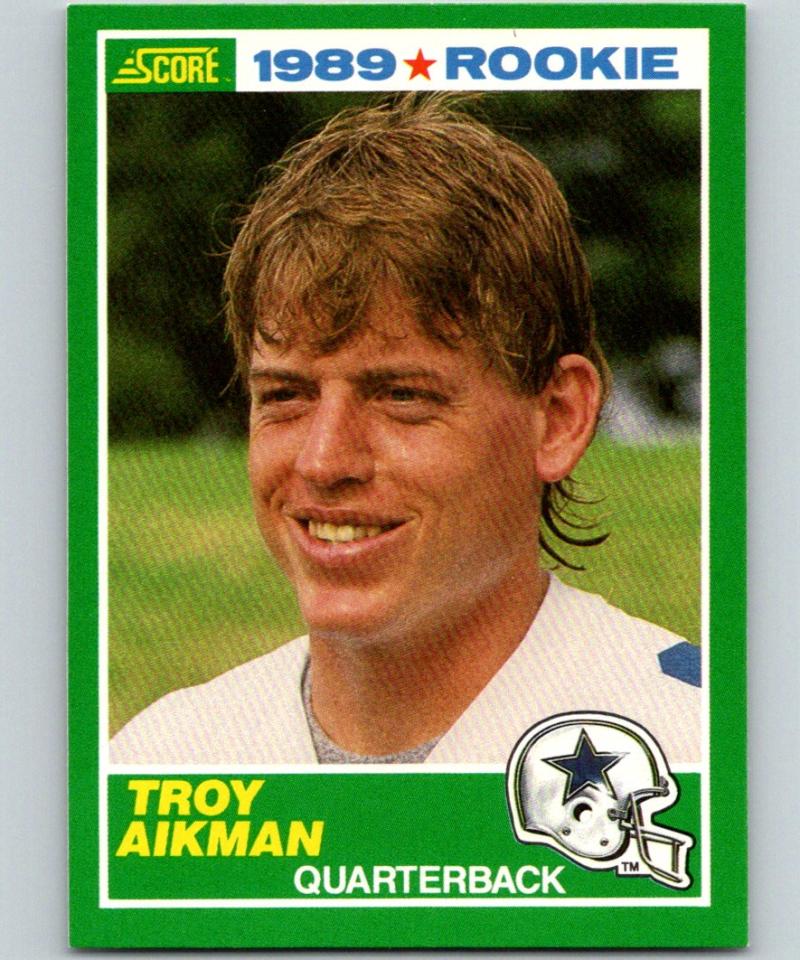 1989 Score #270 Troy Aikman MINT RC Rookie Football NFL 03057