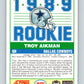 1989 Score #270 Troy Aikman MINT RC Rookie Football NFL 03057