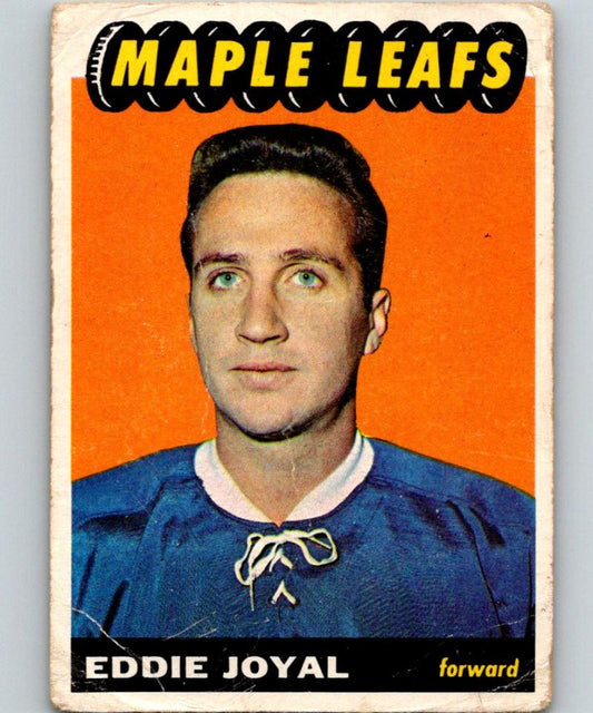 1965-66 Topps #85 Eddie Joyal RC Rookie Hockey NHL Vintage 03060