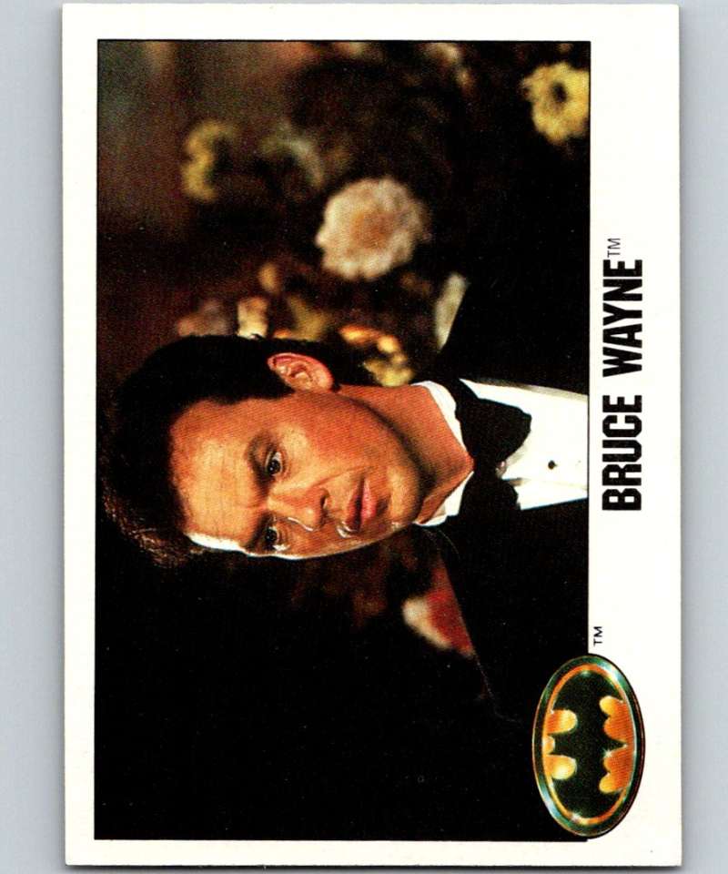 1989 Topps Batman #3 Bruce Wayne Image 1