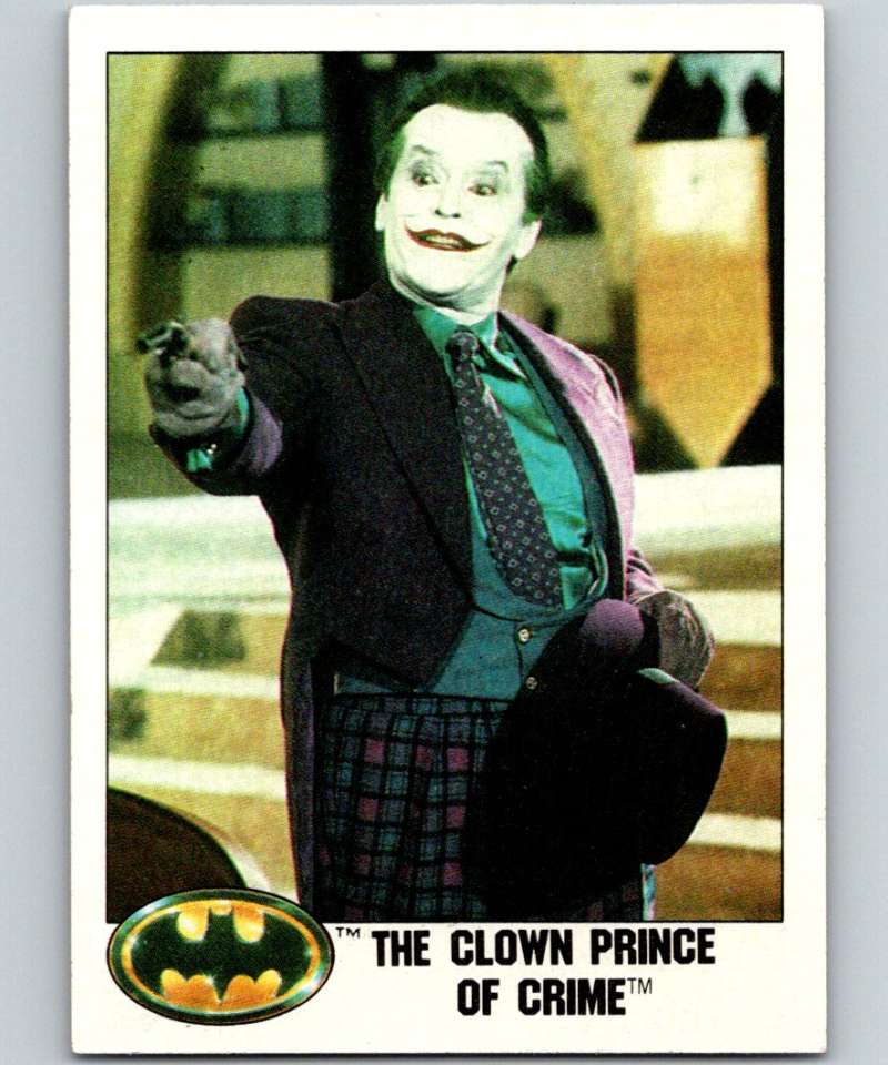 1989 Topps Batman #4 The Clown Prince of Crime