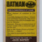 1989 Topps Batman #4 The Clown Prince of Crime