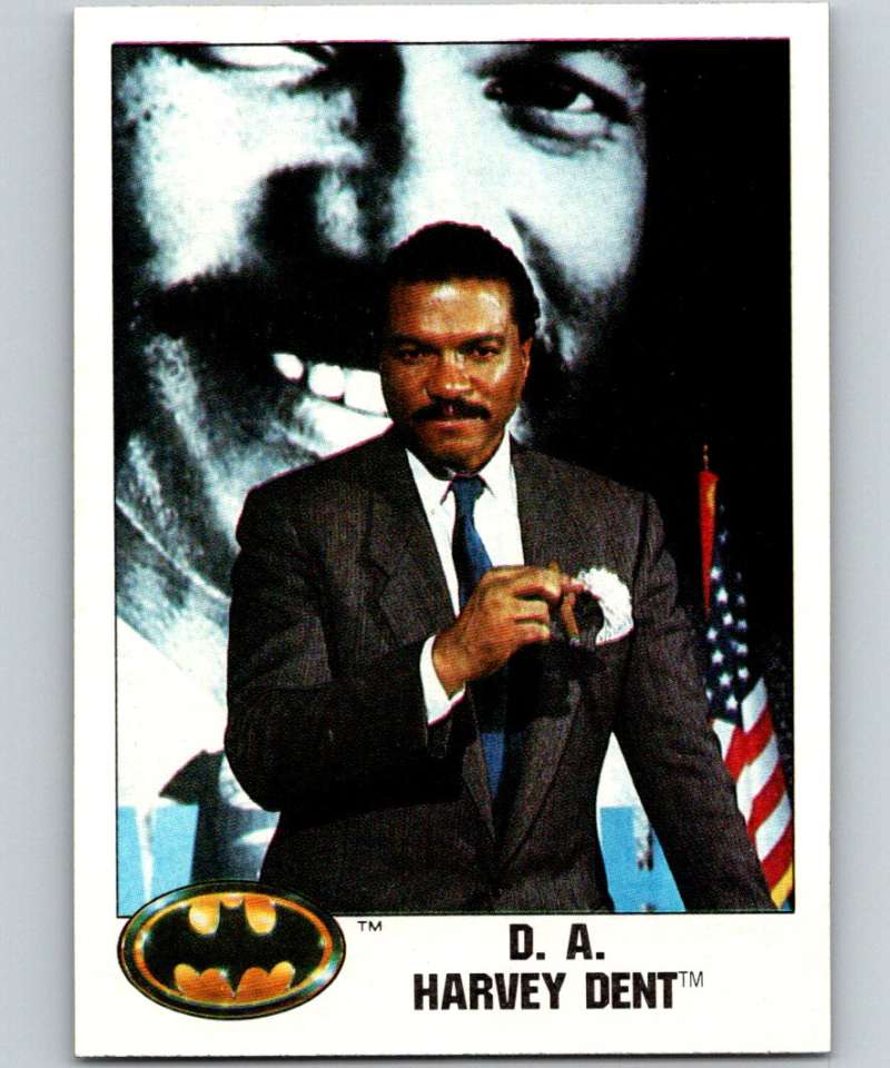 1989 Topps Batman #10 District Attorney Harvey Dent Image 1