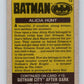 1989 Topps Batman #12 Alicia Hunt Image 2