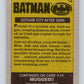 1989 Topps Batman #13 Gotham City after dark