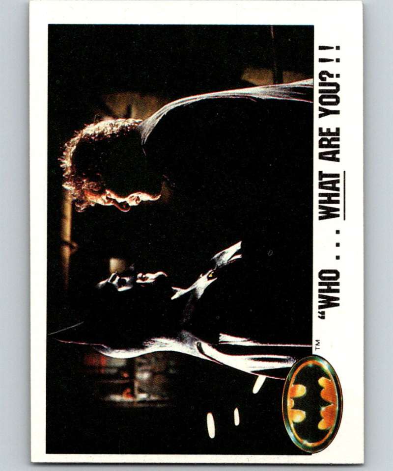 1989 Topps Batman #18 Who What are you Image 1