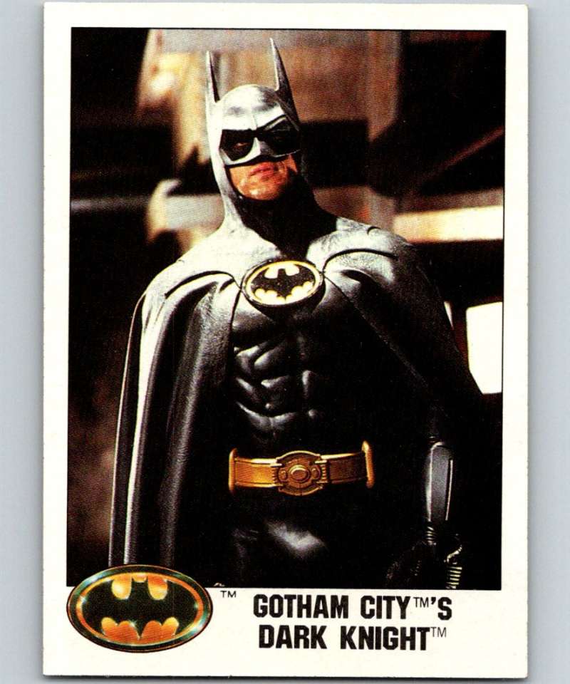 1989 Topps Batman #19 Gotham City's Dark Knight