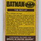 1989 Topps Batman #22 The Set-up Image 2