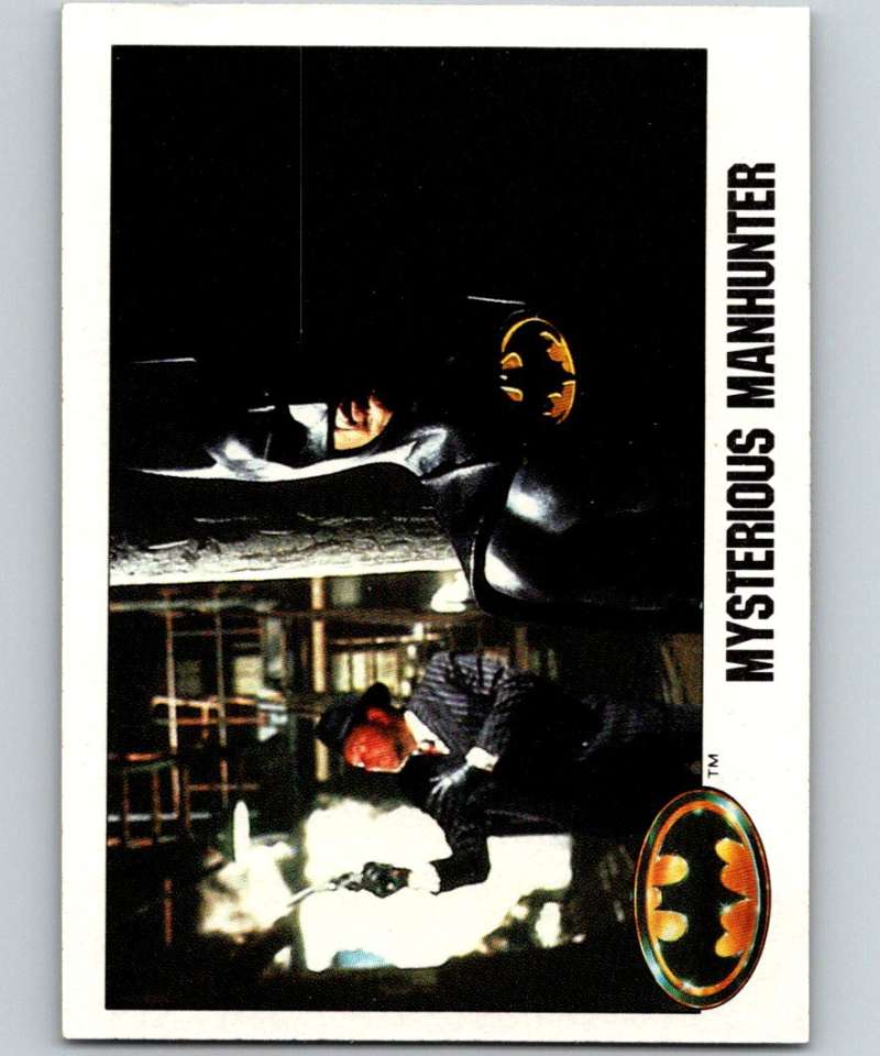 1989 Topps Batman #27 Mysterious Manhunter Image 1