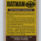 1989 Topps Batman #28 Batman's Weapon