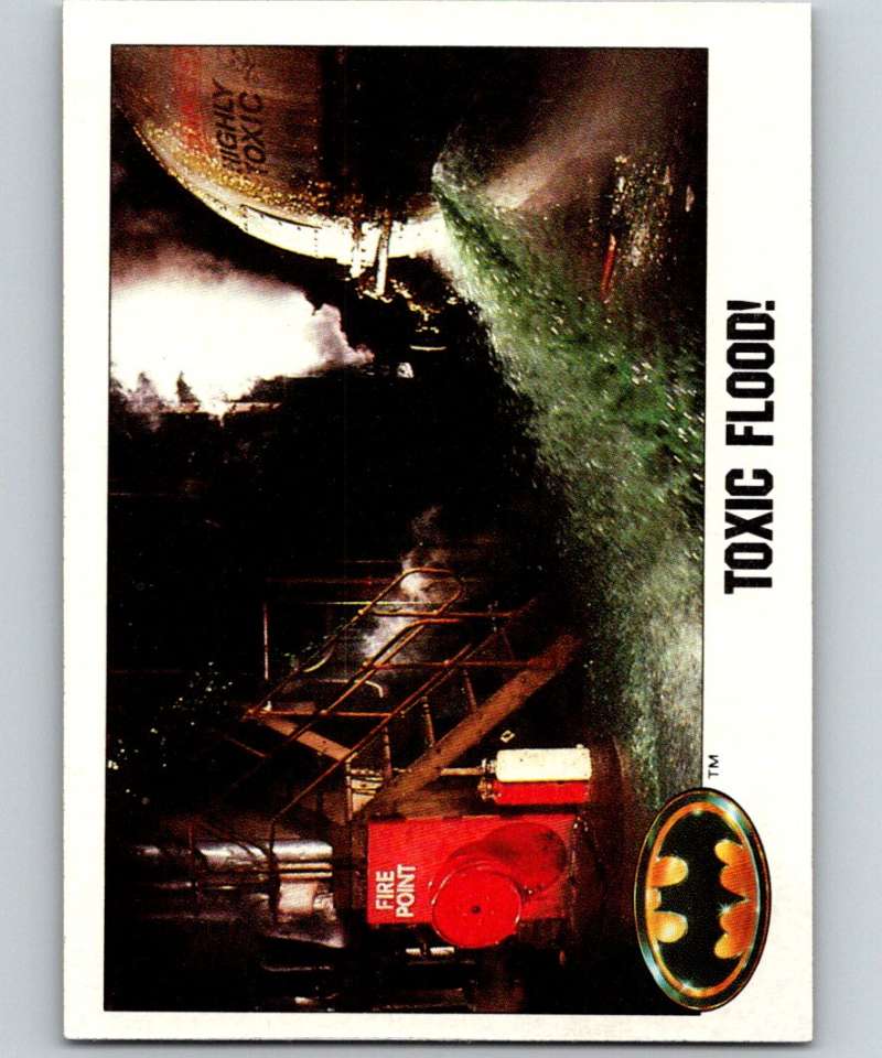 1989 Topps Batman #29 Toxic Flood! Image 1