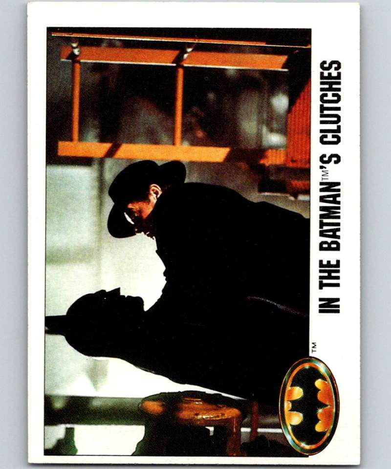 1989 Topps Batman #30 In the Batman's Clutches