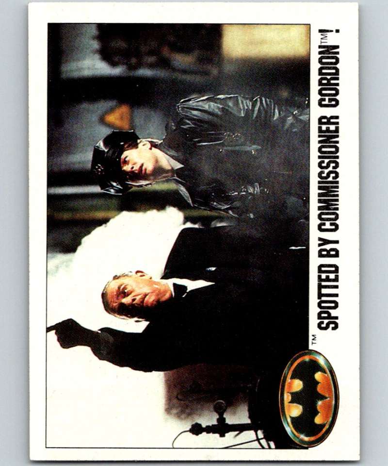 1989 Topps Batman #37 Spotted by Commssioner Gordon! Image 1