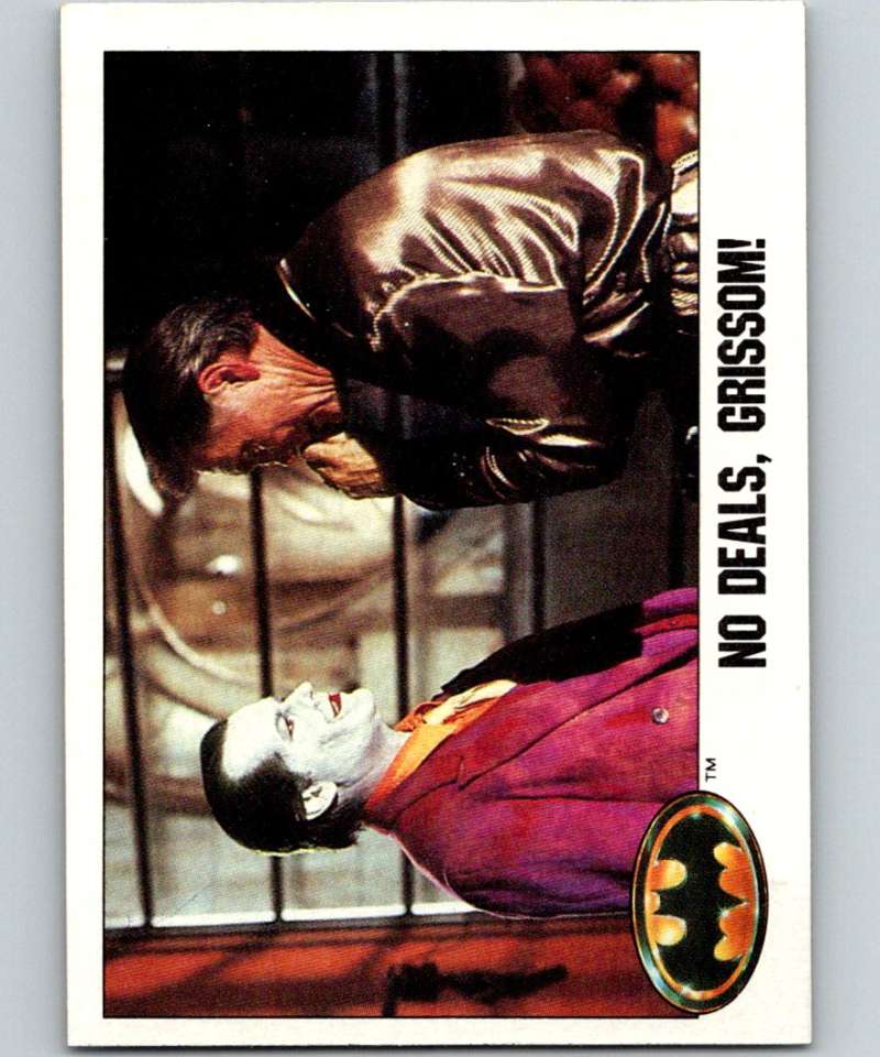1989 Topps Batman #41 No Deals/Grissom! Image 1