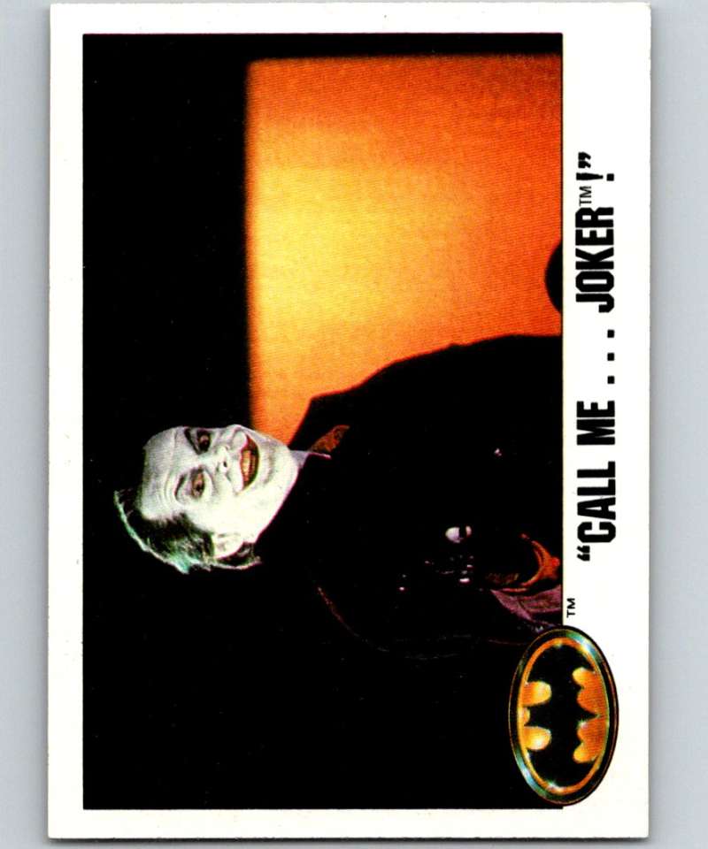 1989 Topps Batman #42 Call Me Joker!