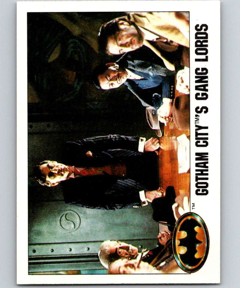 1989 Topps Batman #47 Gotham City's Crime Lords Image 1