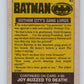 1989 Topps Batman #47 Gotham City's Crime Lords Image 2