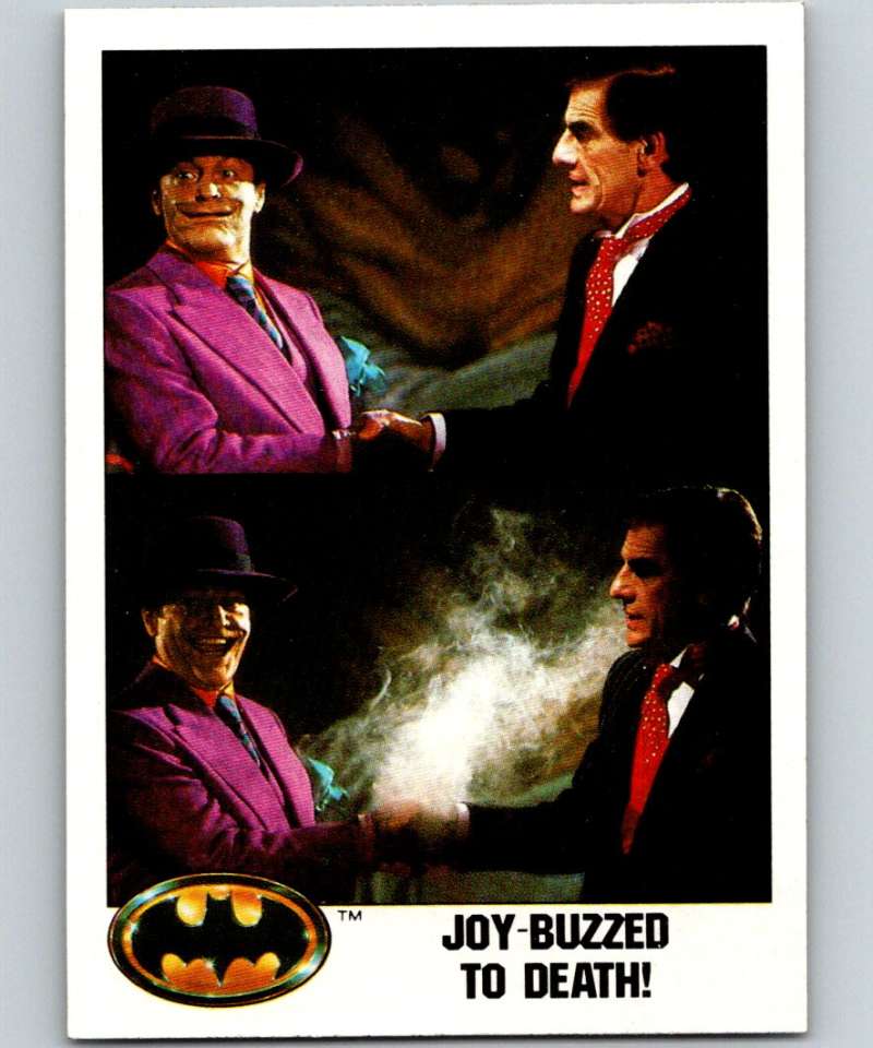 1989 Topps Batman #48 Joy-buzzed to death! Image 1