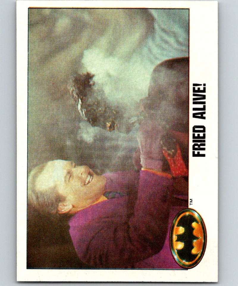 1989 Topps Batman #50 Fried Alive!