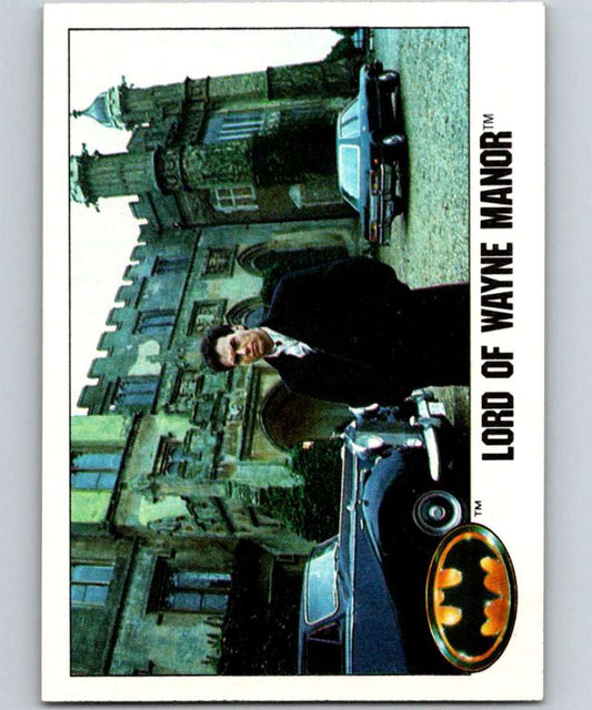 1989 Topps Batman #53 Lord of Wayne Manor Image 1
