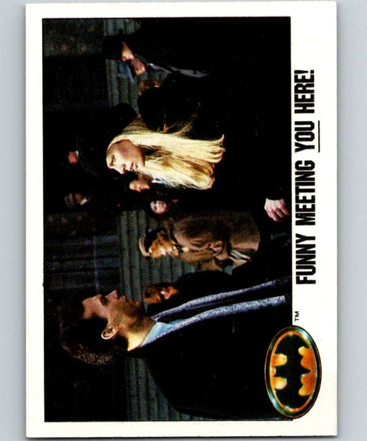 1989 Topps Batman #56 Funny meeting you here! Image 1