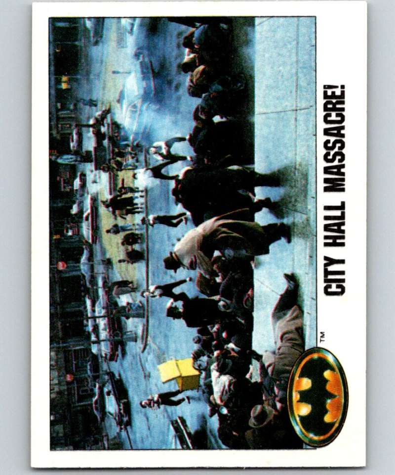 1989 Topps Batman #57 City Hall Massacre! Image 1