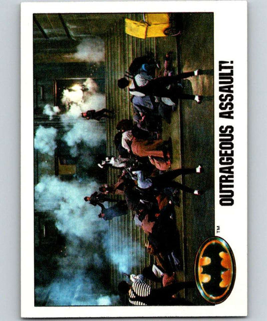 1989 Topps Batman #58 Outrageous Assault! Image 1