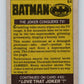 1989 Topps Batman #64 The Joker conquers TV! Image 2