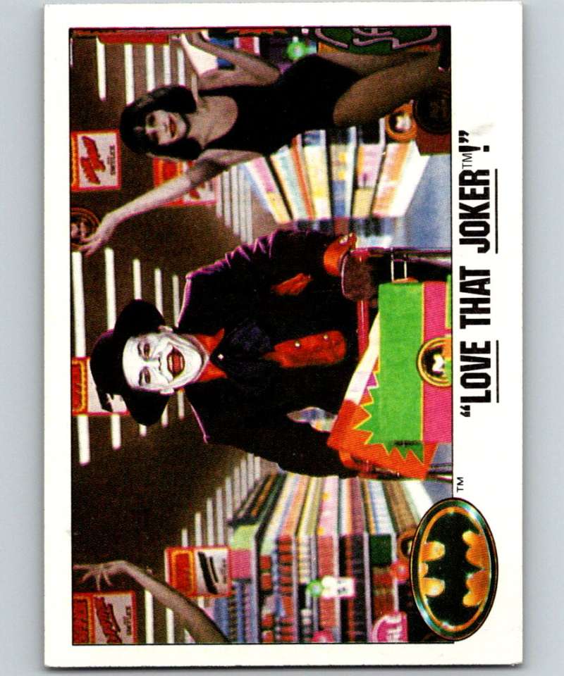 1989 Topps Batman #65 Love that Joker!