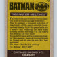 1989 Topps Batman #72 No! No! I'm Melting!! Image 2