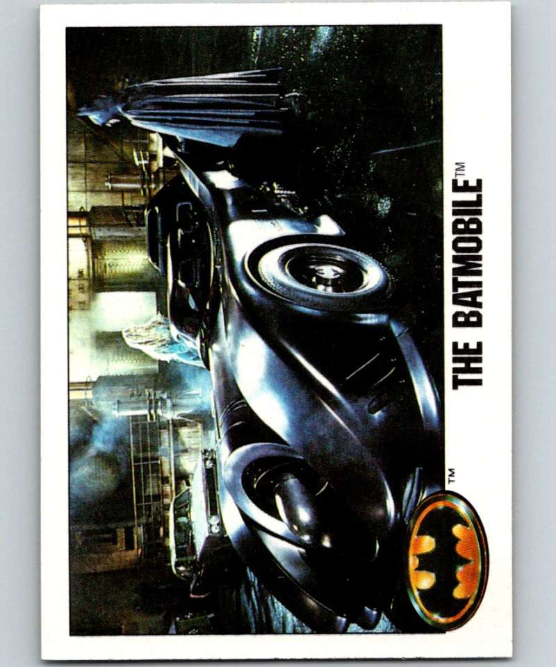 1989 Topps Batman #77 The Batmobile