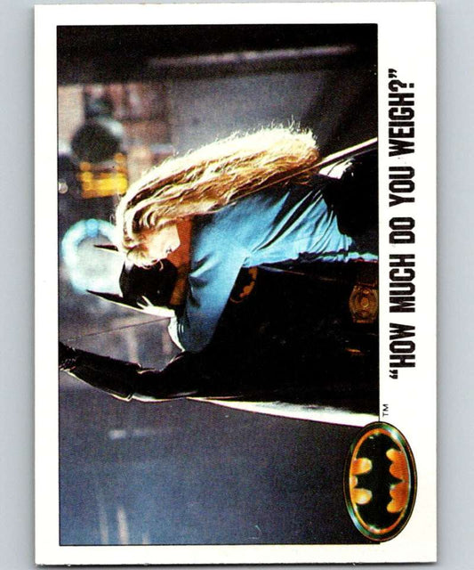 1989 Topps Batman #82 How Much do you Weigh? Image 1