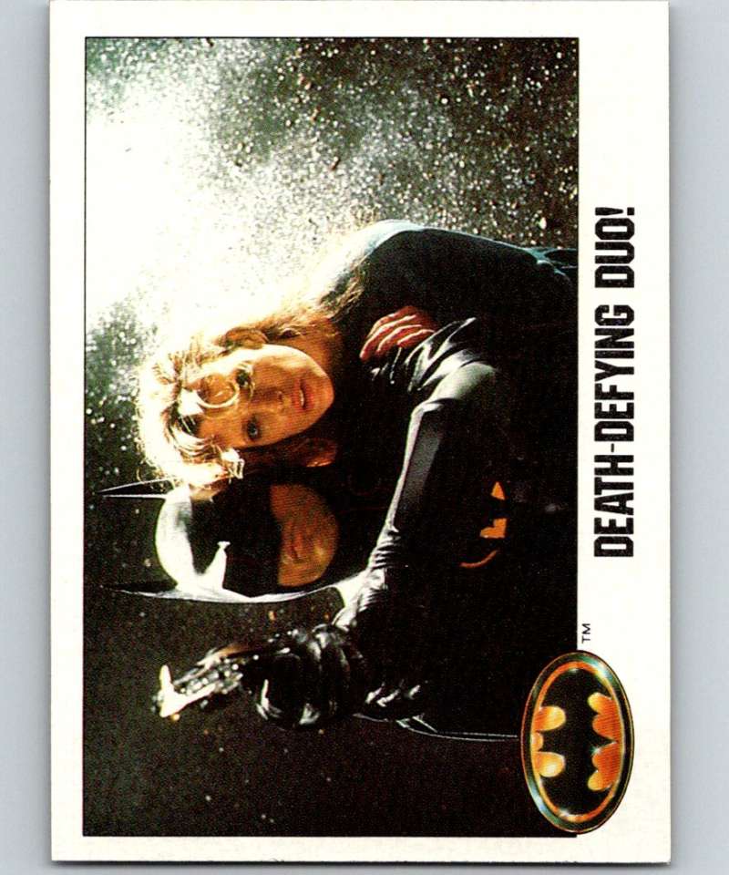 1989 Topps Batman #83 Death-Defying duo! Image 1