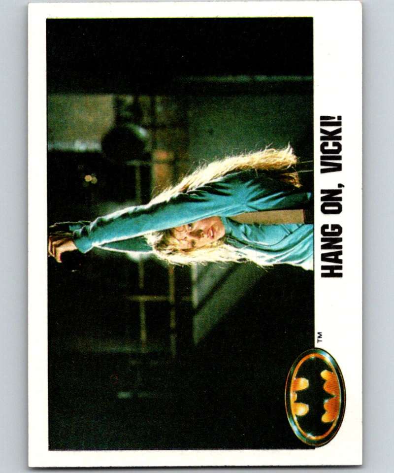 1989 Topps Batman #84 Hang on/Vicki! Image 1