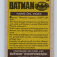 1989 Topps Batman #84 Hang on/Vicki! Image 2