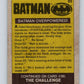 1989 Topps Batman #85 Batman Overpowered! Image 2