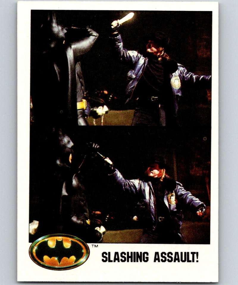 1989 Topps Batman #88 Slashing Assault! Image 1