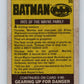 1989 Topps Batman #95 Fate of the Wayne Family