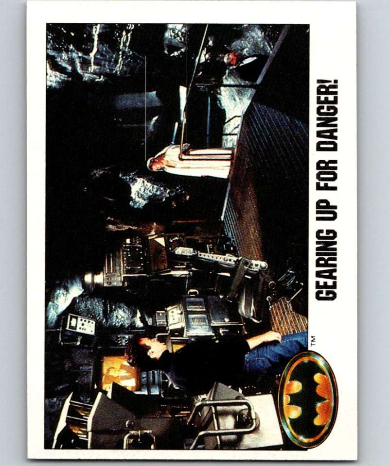 1989 Topps Batman #96 Gearing Up for Danger Image 1